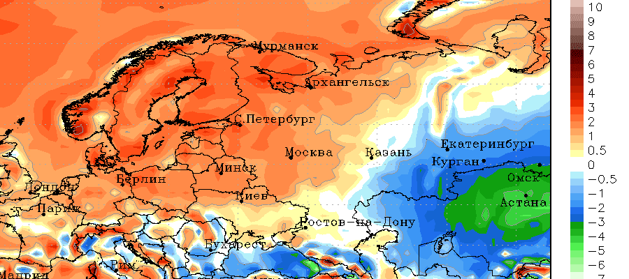 Долгосрочный прогноз температуры воздуха на сентябрь 2018