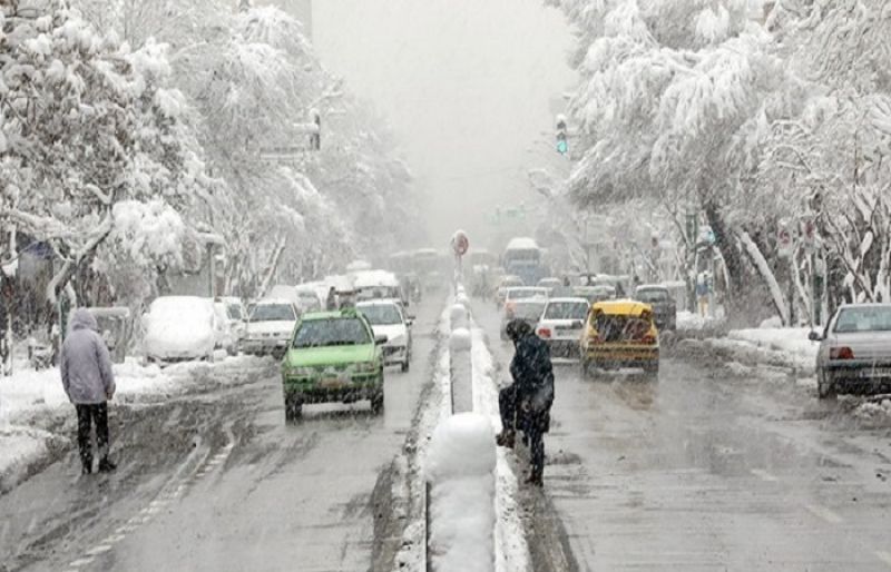 Снегопад в Иране